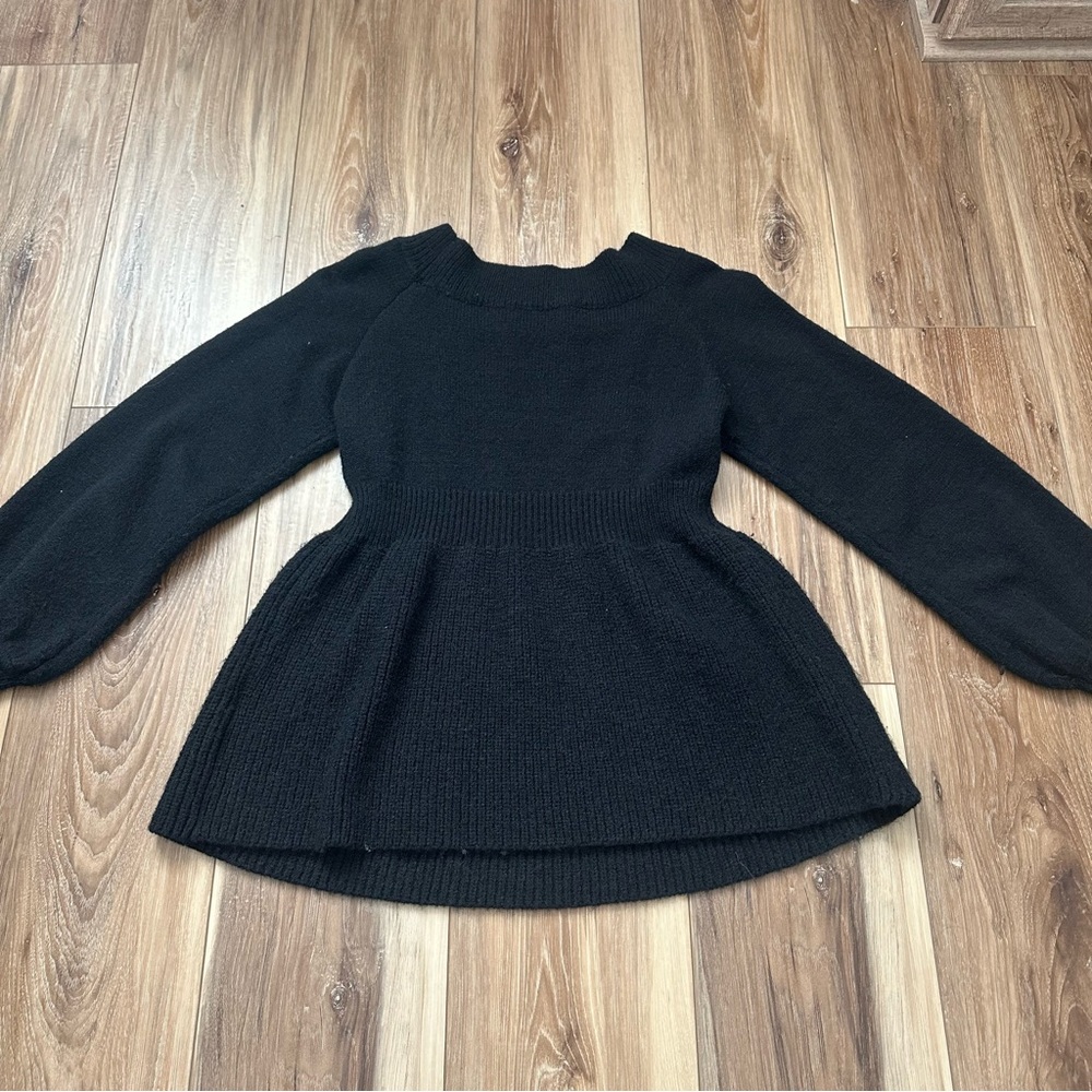 SHEIN Black Textured Women's Sweater Size Small - Picture 2 of 8